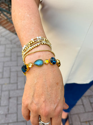 Sorrelli Chunky Bracelet Denim Moon
