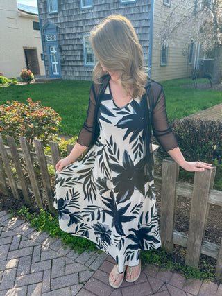 Tango Mango Sheer Mesh Black Bolero