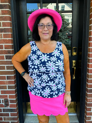 Lulu B Hot Pink Sun Hat