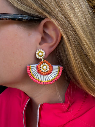 Beaded Sunshine Earrings