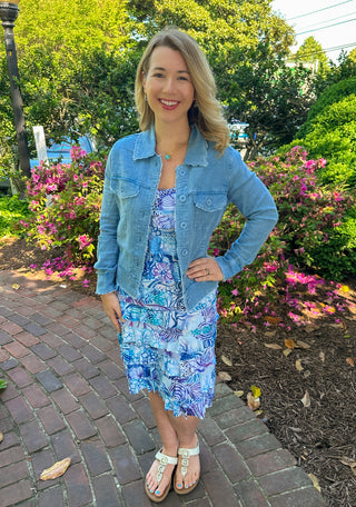 Tango Mango Purple Ocean Cha Cha Dress