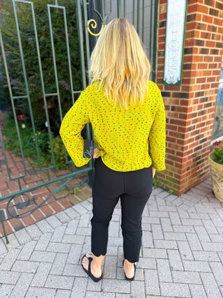 Lulu B Bangladine Black Scallop Capri