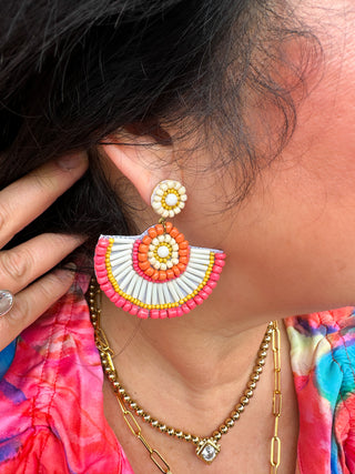 Beaded Sunshine Earrings