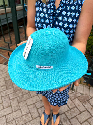 Lulu B Clear Turquoise Sun Hat