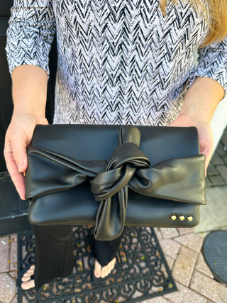 Black Billie Clutch Crossbody Bag