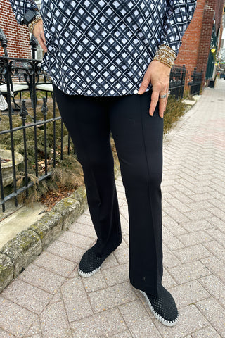 Lulu B Black Wide Leg Leggings