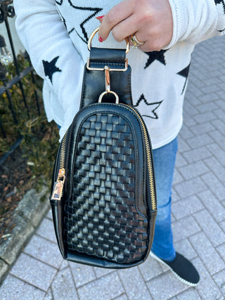 Waverly Woven Sling Bag