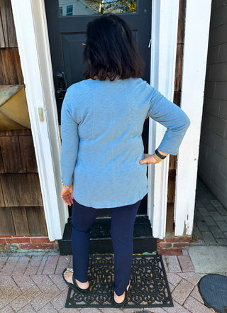 Escape by Habitat Indigo V-neck Tunic