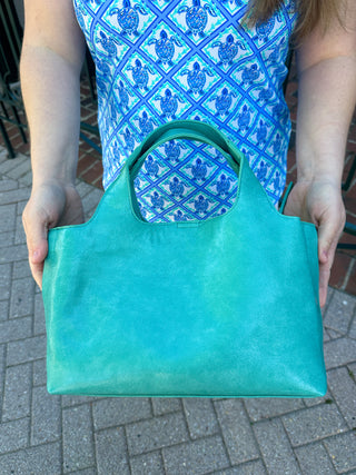 Joy Susan Teal Tote