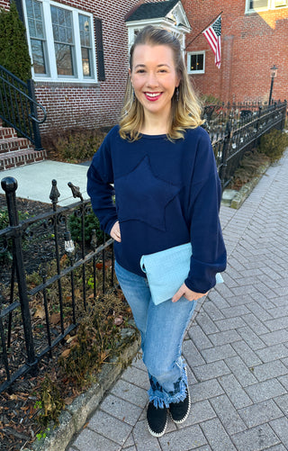 Adajio Navy Earrings