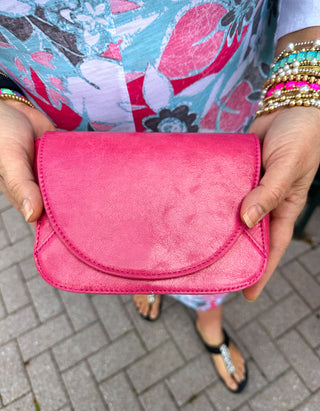 Joy Susan Pink Mini Clutch Crossbody