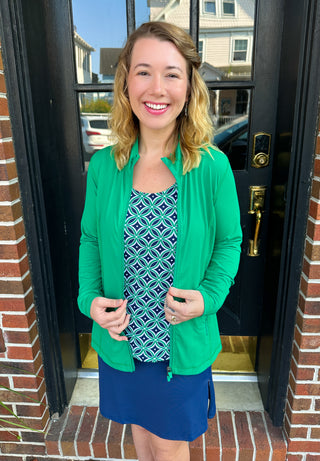 Lulu B Emerald Zip Jacket