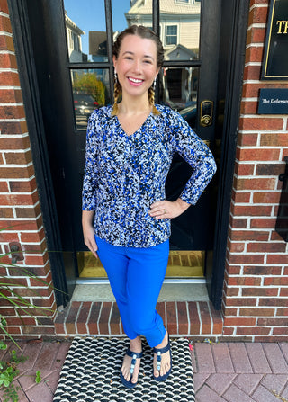 Lulu B Bangladine Blue Scallop Capri