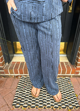 Escape by Habitat Denim Woodblock J Pocket Cotton Flood Pant