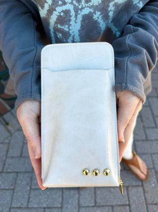 Double Duty Phone Bag Cream