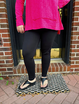 Escape by Habitat Raspberry Drape Neck Tunic