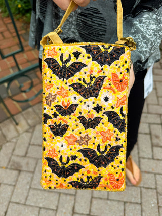 Bats Sequin Club Bag