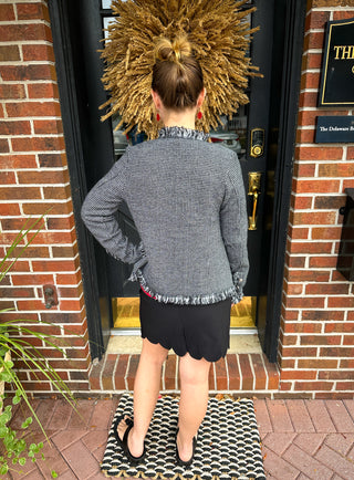 Bangladine by Lulu B Black Scallop Skort