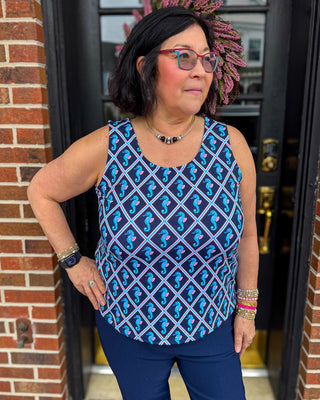 Lulu B Seahorse Lattice Basic Tank