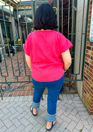 Escape by Habitat Poppy Short Sleeve Island Pullover