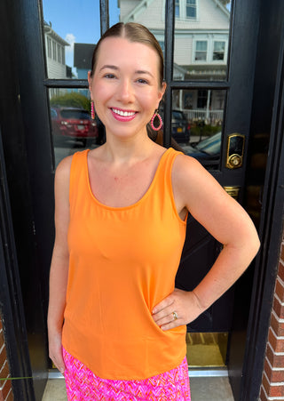 Lulu B Tangerine Basic Tank