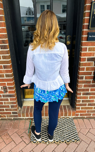 Lulu B Navy Classic Capri Leggings