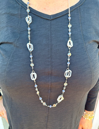 Long Silver Necklace