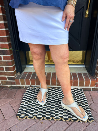 Bangladine by Lulu B White Skort