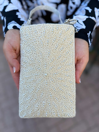 Pearl Flower Club Bag