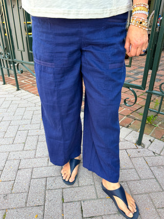 Escape by Habitat Navy Relaxed Flood Pant