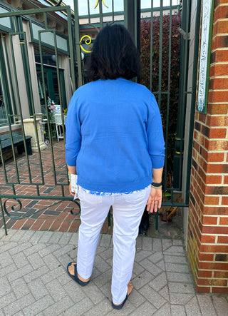 Lulu B Pull-On White Stretch Jeans