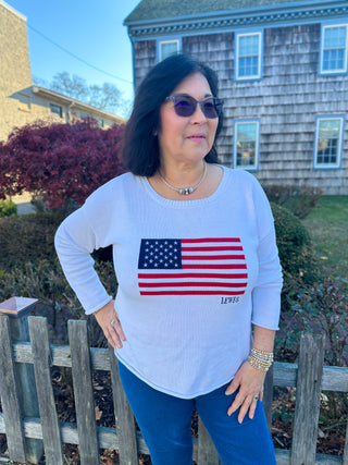 Patriotic Lewes Pullover Sweater