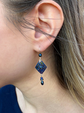 Adajio Navy Earrings