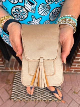 Harper Crossbody Bag Gold Shimmer