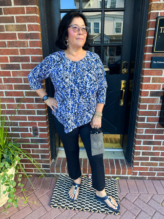 Lulu B Black Secret Pocket Capri Leggings