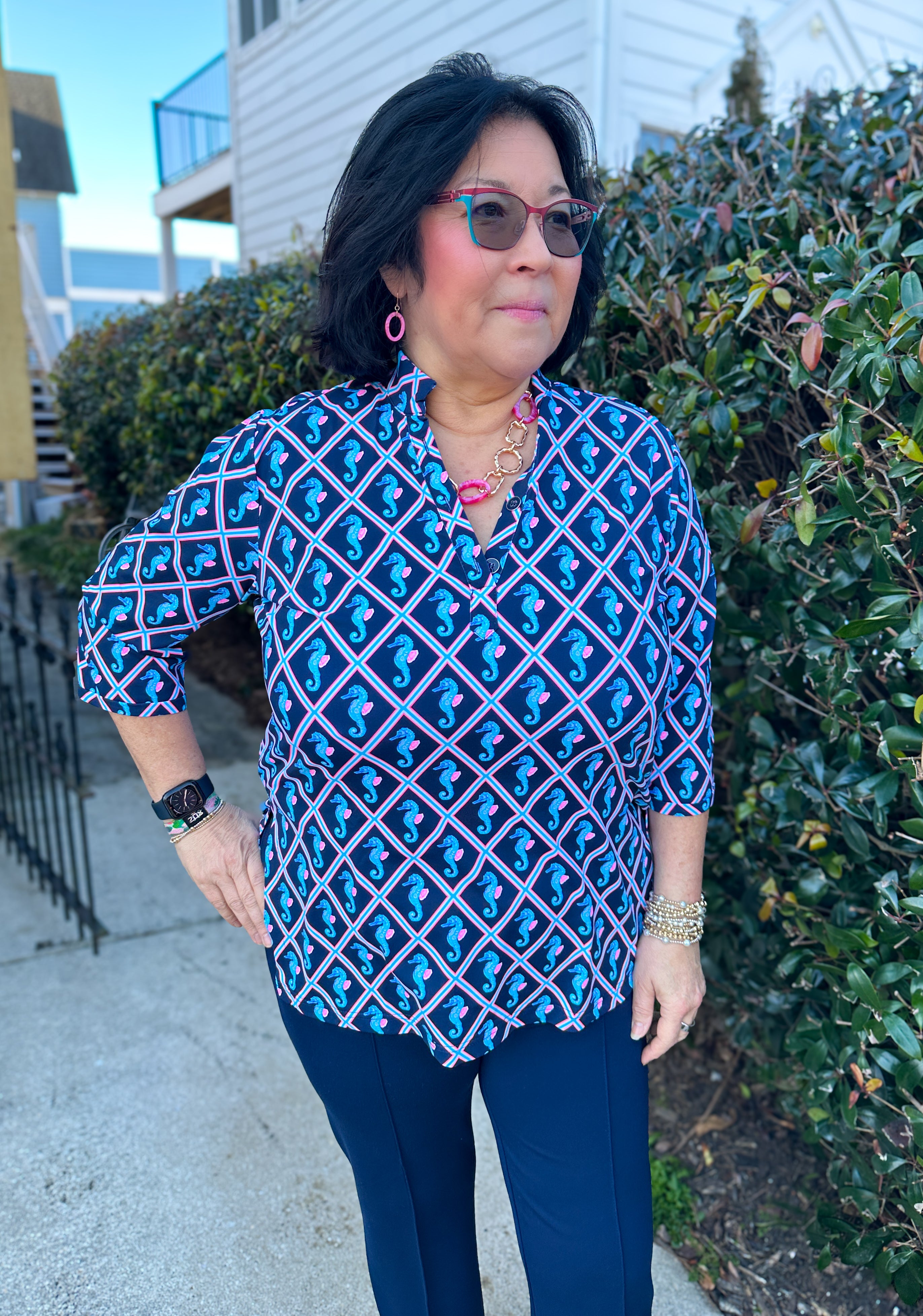 Lulu B 3/4 and Long Sleeve Tops – Blooming Boutique