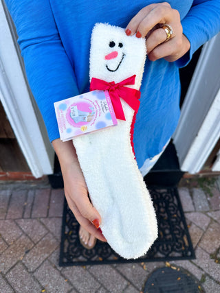 Red Snowman Sock 2 Pack