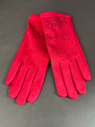 Red Sparkle Gloves