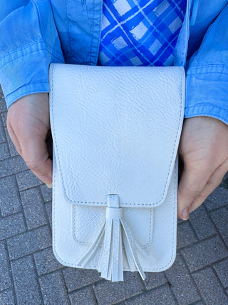 Harper Crossbody Bag White