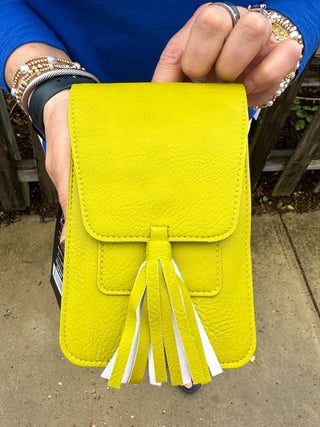 Harper Crossbody Bag Chartreuse