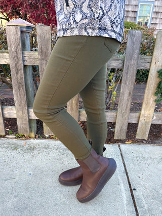 Cloud 9 Olive Skinny Pant