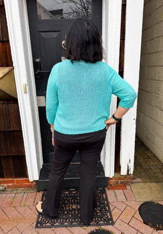 Lulu B Seaglass Lightweight Cardigan