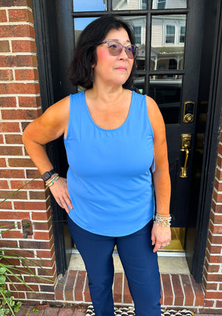 Lulu B Bright Periwinkle Tank