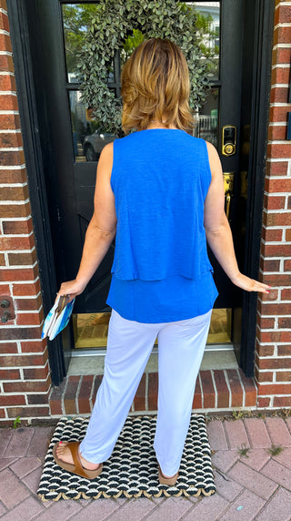 Lulu B White Secret Pocket Capri Leggings