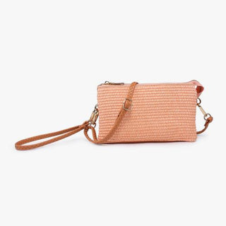 RILEY BAG STRAW CORAL