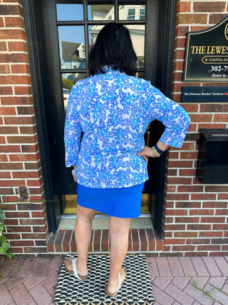 Bangladine by Lulu B Blue Skort