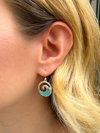 Seafoam Wave Earrings