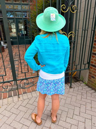 Lulu B Clearwater Lime Sun Hat