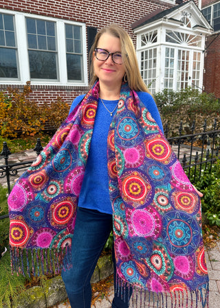 Boho Burst Scarf