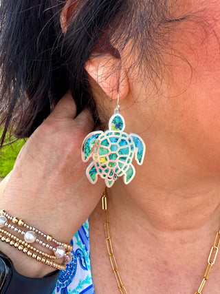 Turtle earrings